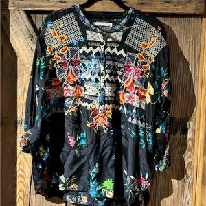 Johnny was long sleeve tunic